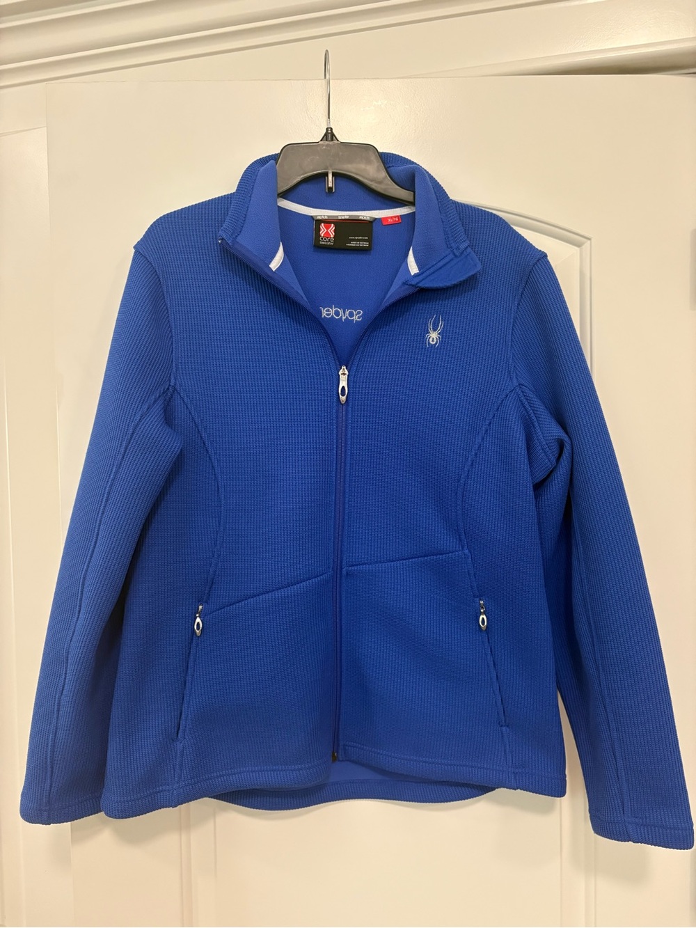 Spyder Women’s Electric Blue Full-Zip Sweater Jackets